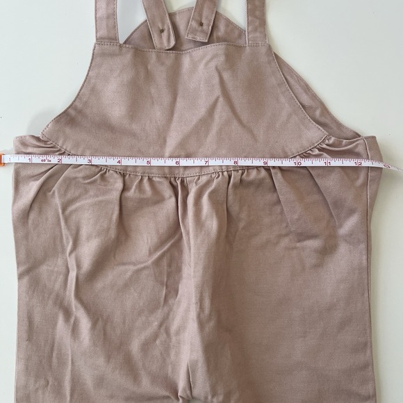 George Girls Size 3T Blush Rose Pink Jumper Pantsuit 100% Cotton Jogger - Picture 5 of 6